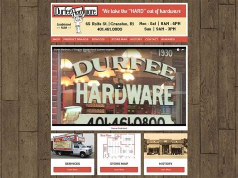 durfee hardware website.